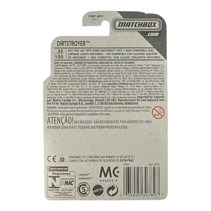 Matchbox Dirtstroyer - Matchbox MBX Construction Series 20/20 - for just $1.79! 