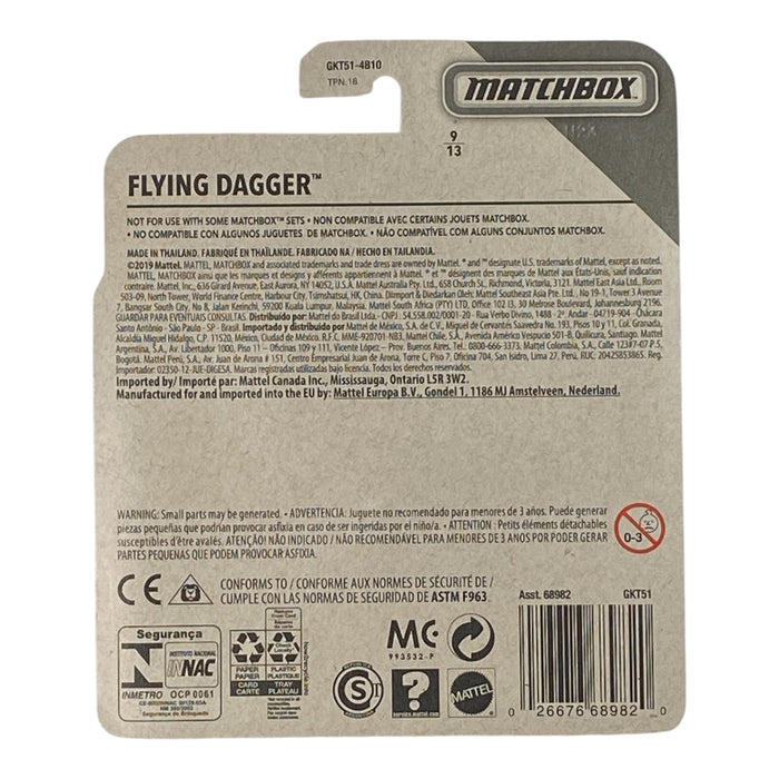 Matchbox Flying Dagger - Sky Busters Series 9/13 - for just $4.99! 