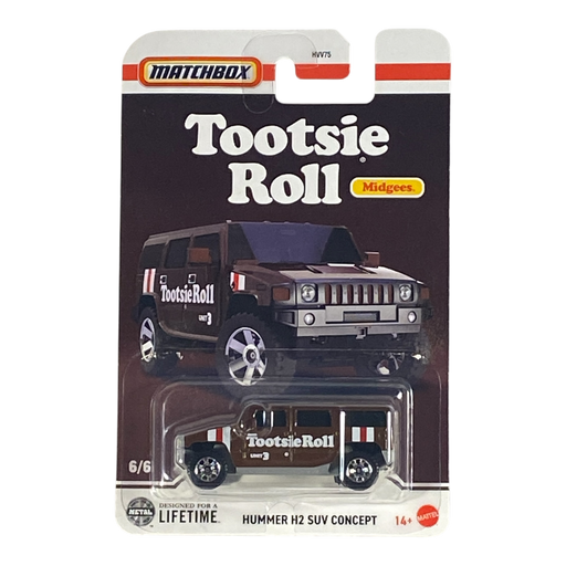 Matchbox Hummer H2 SUV Concept "Tootsie Roll Midgees" - Matchbox Candy Series 6/6 - for just $1.89! 
