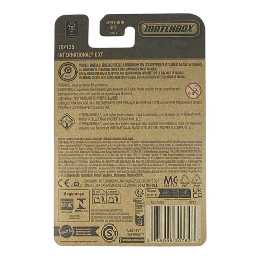 Matchbox International CXT - 2025 Matchbox Series 78/125 - for just $1.79! 