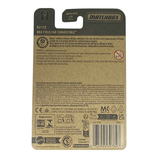 Matchbox MBX Field Car Convertible - 2025 Matchbox Series 93/125 - for just $1.79! 