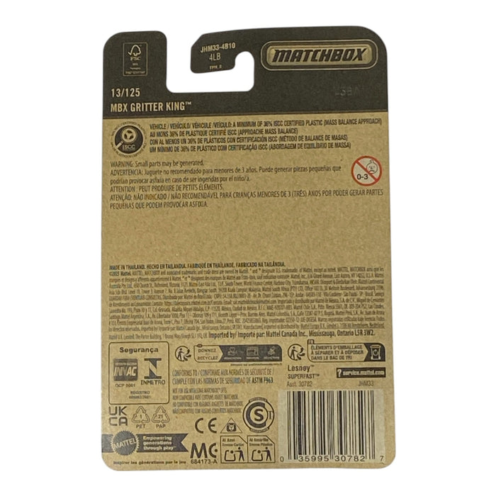 Matchbox MBX Gritter King | 2026 Matchbox Series 13/125 - for just $2.49! 