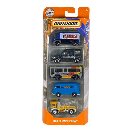Matchbox MBX Service Crew | 5 Pack Edition - for just $11.99! 