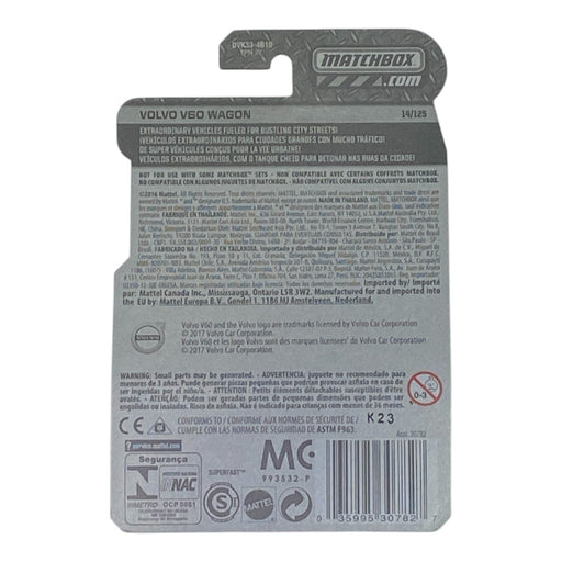 Matchbox Volvo V60 Wagon - 2017 matchbox Explorer Series 14/125 (Damaged Package) - for just $4.99! 