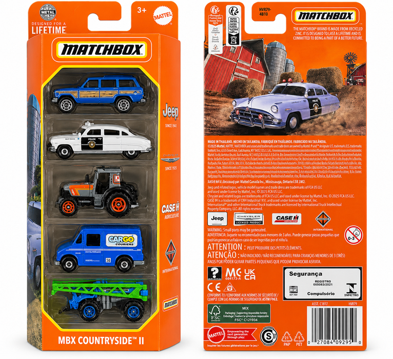 Matchbox 5 Packs | MBX Countryside II - for just $9.99! 