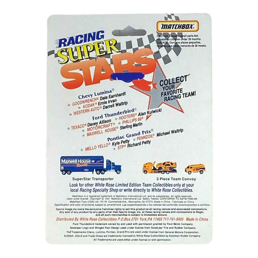 Matchbox Pontiac Grand Prix - Michael Waltrip 30 - Pennzoil - Racing Super Stars - for just $4.99! 