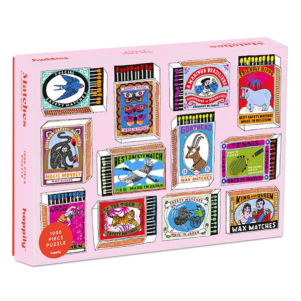 Matches 1000 Piece Jigsaw Puzzle Happily - for just $29.99! 
