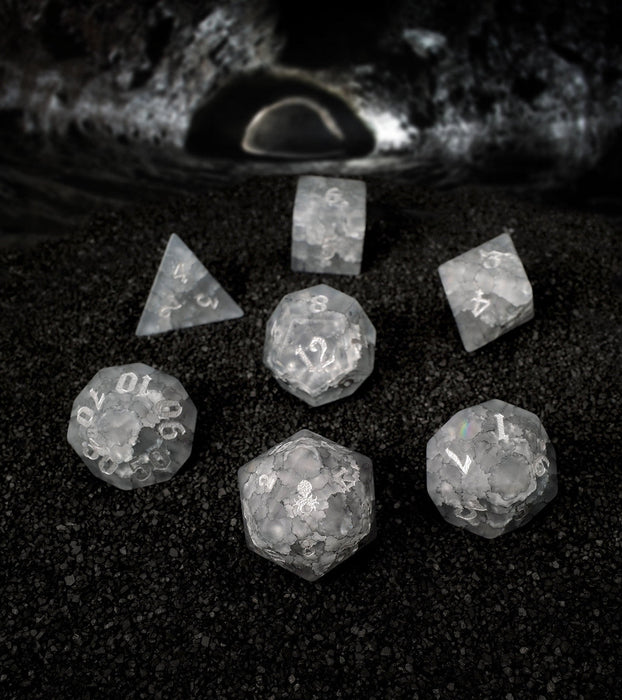 Kraken Dice Cracked Glass 7pc Dice Set - for just $84.99! 