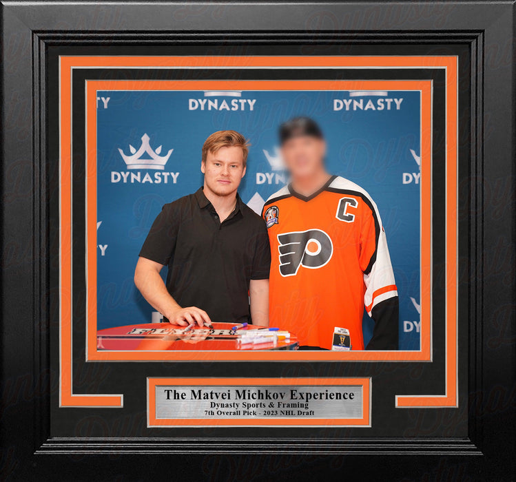 Matvei Michkov Experience Philadelphia Flyers Photo-Op Frame Kit - for just $29.99! 