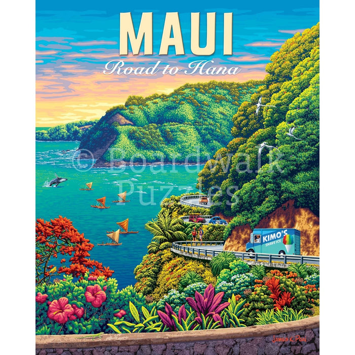 Maui Road to Hana 500 Piece Jigsaw Puzzle Boardwalk - for just $21.99! 