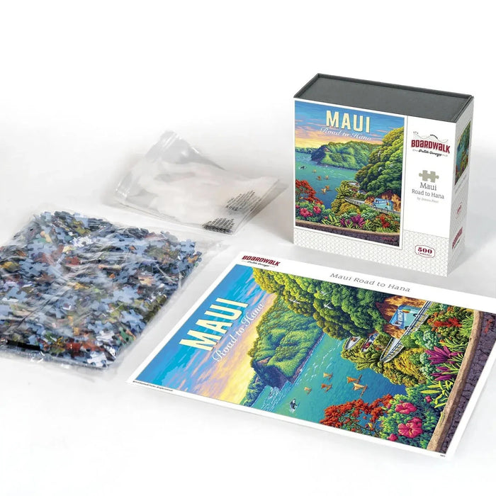 Maui Road to Hana 500 Piece Jigsaw Puzzle Boardwalk - for just $21.99! 
