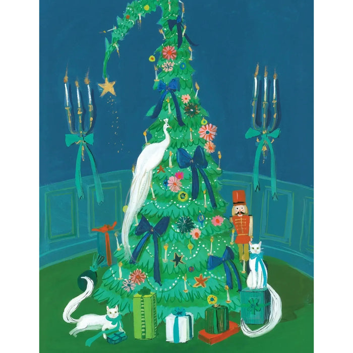 Maximalist Christmas by Janet Hill 100 Piece Mini Jigsaw Puzzle NYPC - for just $14.99! 