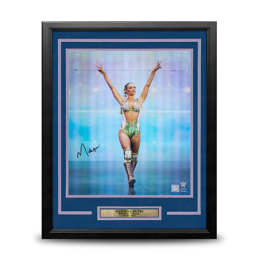 Maxxine Dupri Entrance Autographed 16" x 20" Framed WWE Wrestling Photo - for just $129.99! 