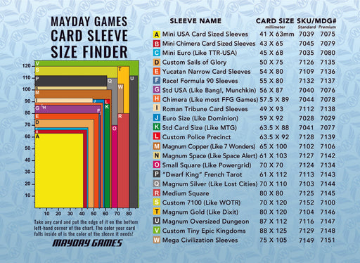 Mayday Games Sleeve Finder - for just $5.95! 