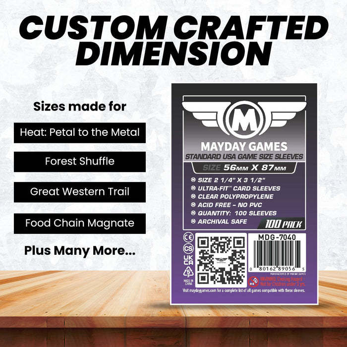 Standard USA Card Sleeves (56x87mm) - for just $2.75! 