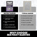 Standard USA Card Sleeves (56x87mm) - for just $2.75! 
