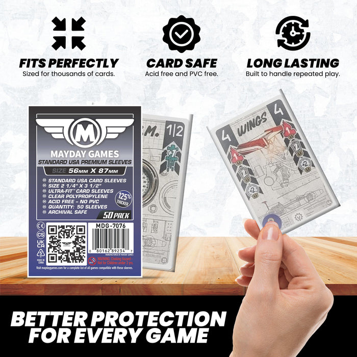 Standard USA Card Sleeves (56x87mm) - for just $2.75! 