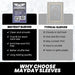 Standard USA Card Sleeves (56x87mm) - for just $2.75! 