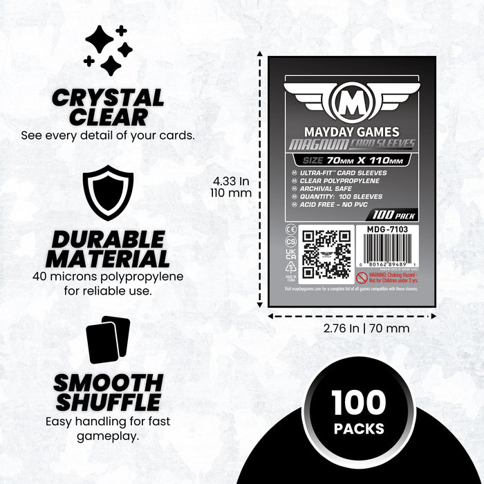 "Lost Cities" Compatible Card Sleeves - Magnum Ultra-Fit  (70x110mm) - for just $4! 