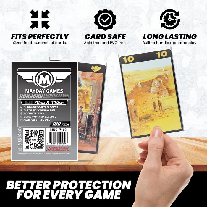 "Lost Cities" Compatible Card Sleeves - Magnum Ultra-Fit  (70x110mm) - for just $4! 