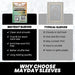 "Tiny Epic Kingdoms" Compatible Card Sleeves (88x125mm) - for just $4! 