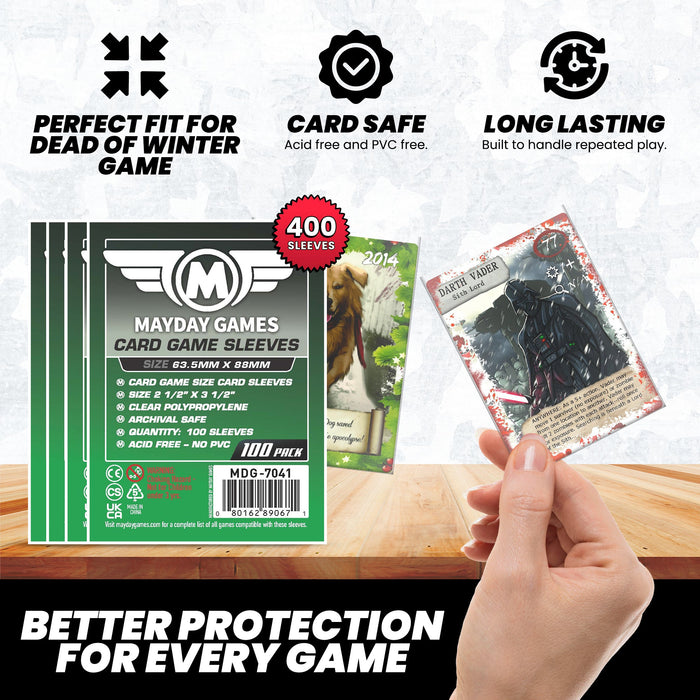 "Dead of Winter" Compatible Card Sleeve Bundle - for just $11! 