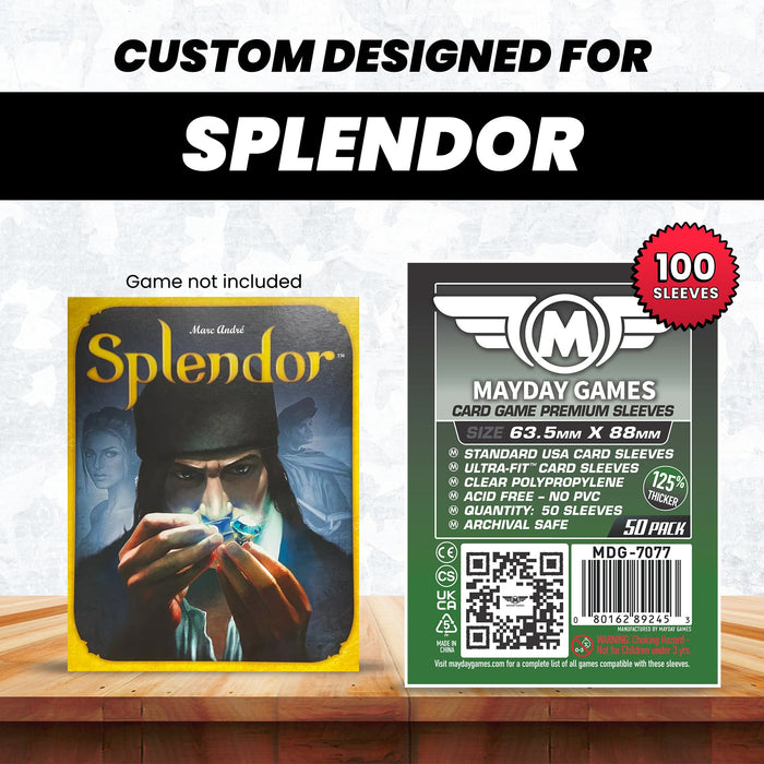 "Splendor" Compatible Card Sleeve Bundle - for just $2.75! 