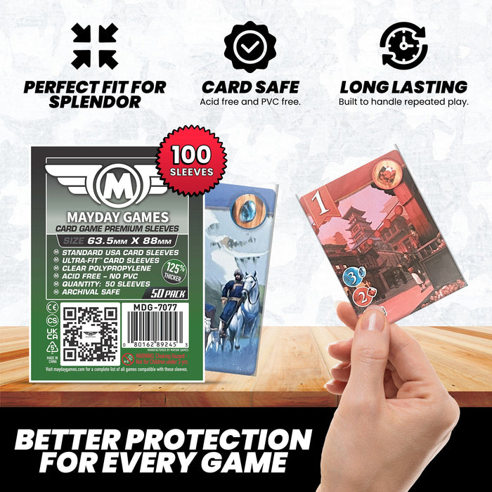 "Splendor" Compatible Card Sleeve Bundle - for just $2.75! 