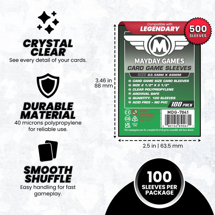 "Legendary" Compatible Card Sleeve Bundle - for just $13.75! 