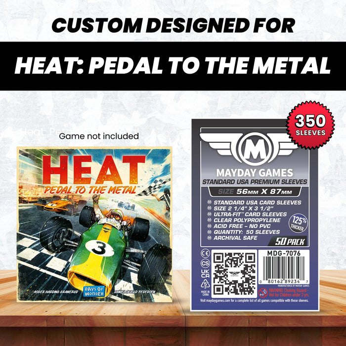 "Heat: Pedal to the Metal" Compatible Card Sleeve Bundle - for just $11! 