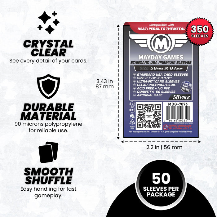 "Heat: Pedal to the Metal" Compatible Card Sleeve Bundle - for just $11! 