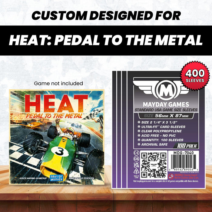 "Heat: Pedal to the Metal" Compatible Card Sleeve Bundle - for just $11! 