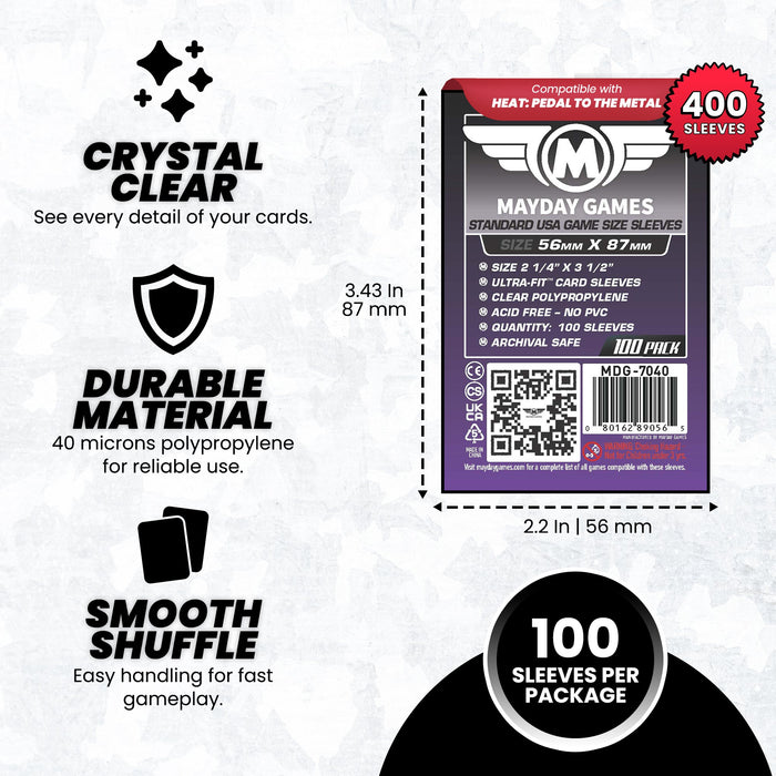 "Heat: Pedal to the Metal" Compatible Card Sleeve Bundle - for just $11! 