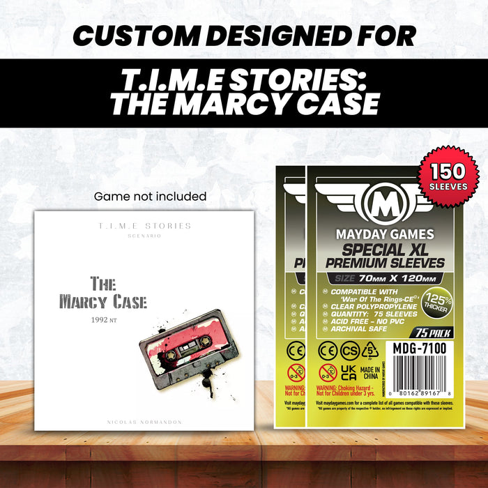 "T.I.M.E. Stories: The Marcy Case" Compatible Card Sleeve Bundle - for just $10! 