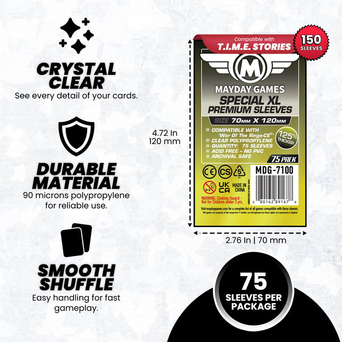 "T.I.M.E. Stories: The Marcy Case" Compatible Card Sleeve Bundle - for just $10! 