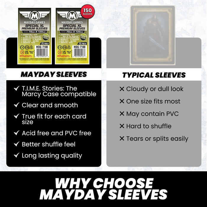 "T.I.M.E. Stories: The Marcy Case" Compatible Card Sleeve Bundle - for just $10! 