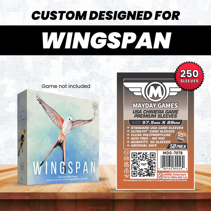 "Wingspan" Compatible Card Sleeve Bundle - for just $8.25! 