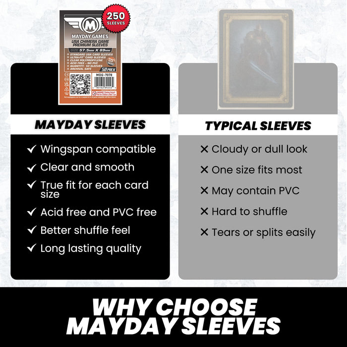 "Wingspan" Compatible Card Sleeve Bundle - for just $8.25! 