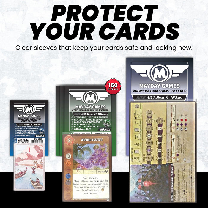 "Spirit Island" Compatible  Card Sleeve Bundle - for just $11.50! 