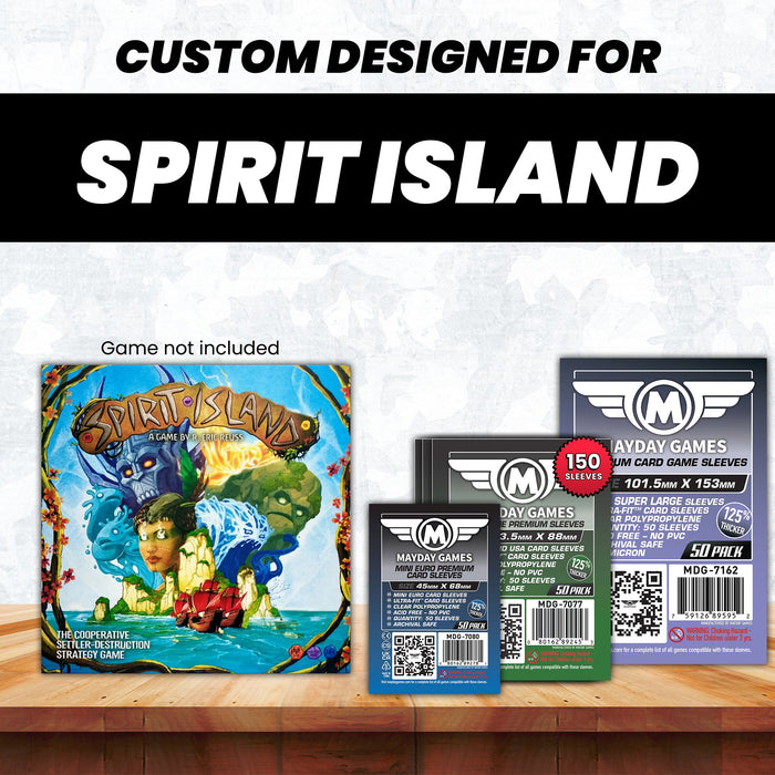 "Spirit Island" Compatible  Card Sleeve Bundle - for just $11.50! 
