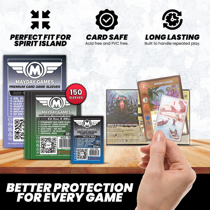 "Spirit Island" Compatible  Card Sleeve Bundle - for just $11.50! 