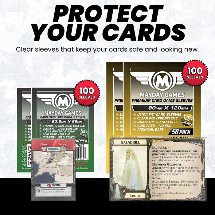 "The Lord of the Rings: Fate of the Fellowship" Compatible Card Sleeve Bundle - for just $7.25! 