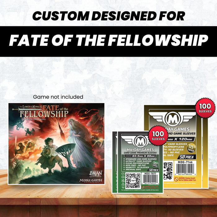 "The Lord of the Rings: Fate of the Fellowship" Compatible Card Sleeve Bundle - for just $7.25! 