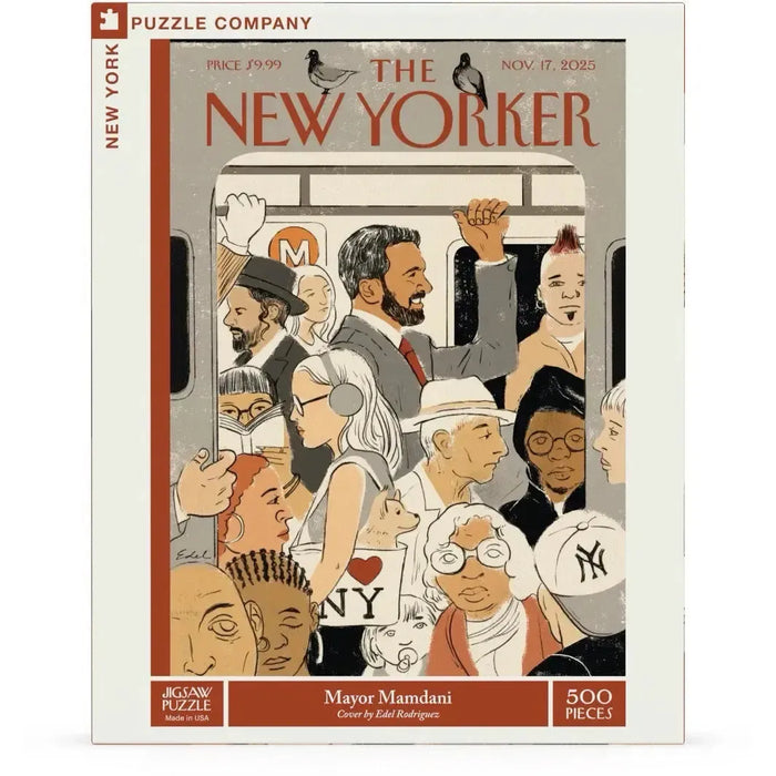 Mayor Mamdani The New Yorker 500 Piece Jigsaw Puzzle NYPC - for just $26.99! 