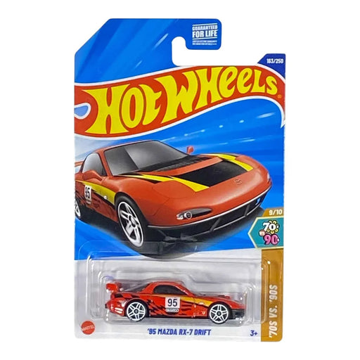 Hot Wheels '95 Mazda RX-7 Drift - '70s VS "90s Series 9/10 - for just $1.79! 