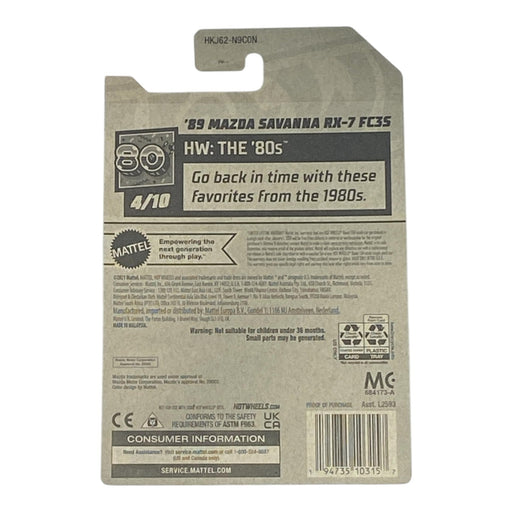 Hot Wheels '89 Mazda Savanna RX-7 FC35 - HW: The '80s Series 4/10 - for just $1.79! 