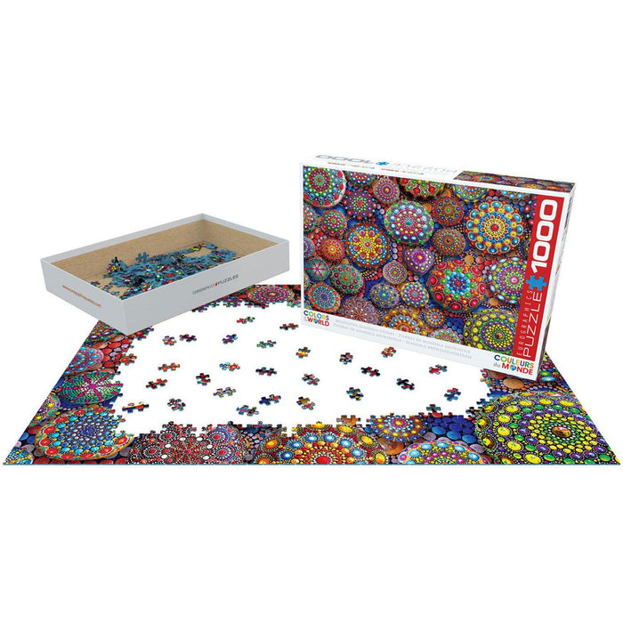 Meditative Mandala Stones 1000 Piece Jigsaw Puzzle Eurographics - for just $21.99! 