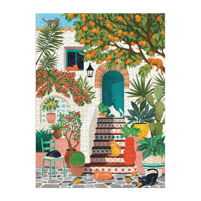 Mediterranean Cats 1000 Piece Jigsaw Puzzle Galison - for just $19.99! 