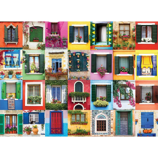 Mediterranean Windows 1000 Piece Jigsaw Puzzle Eurographics - for just $19.99! 