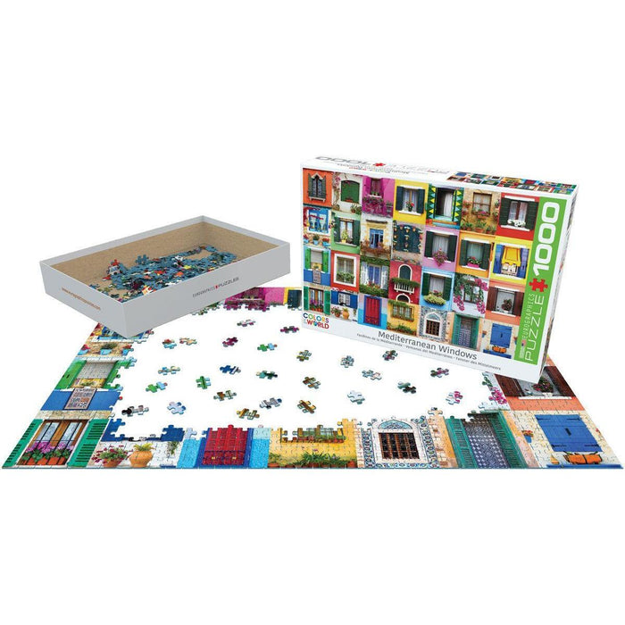 Mediterranean Windows 1000 Piece Jigsaw Puzzle Eurographics - for just $19.99! 